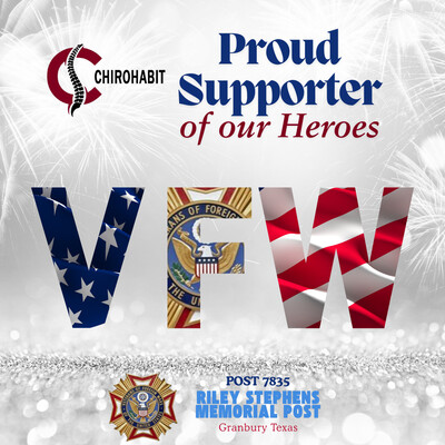 Proud Supporter of VFW | ChiroHabit Granbury, TX