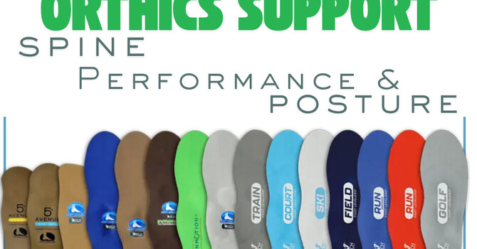 how custom Orthotics support your spine, posture & performance